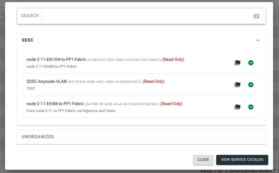 Select Service Profile